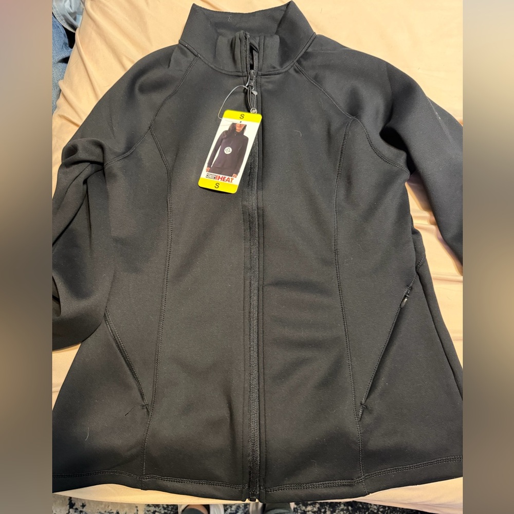 32 Degrees Black Full-Zip Jacket
